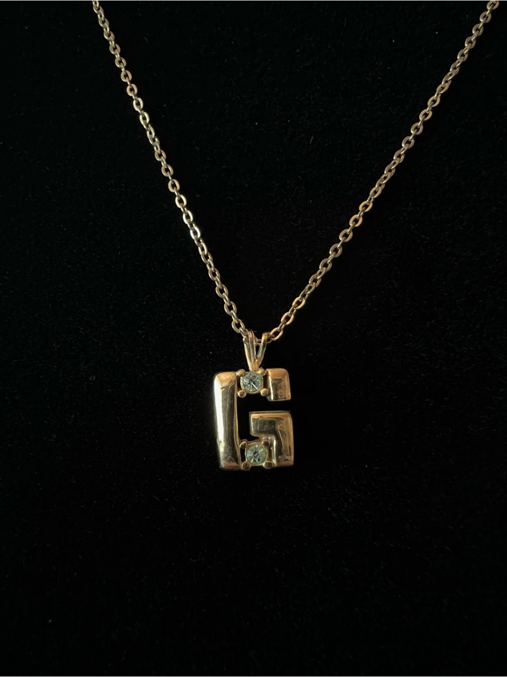 Givenchy gold plated rhinestone earrings